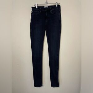 Agolde Sophie High Rise Skinny Jeans Dark Blue Size 25